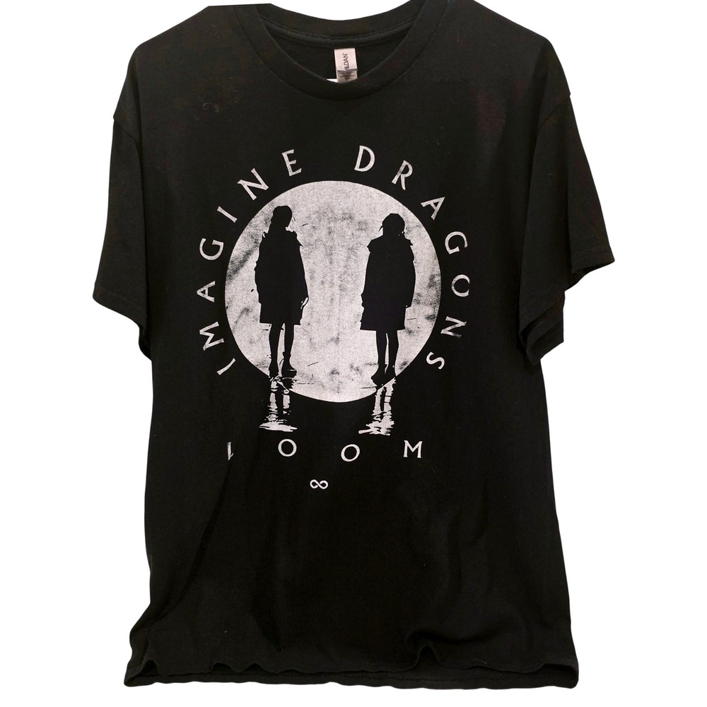 Imagine Dragons LOOM North American World Tour T Shirt Black Size Large Concert‎